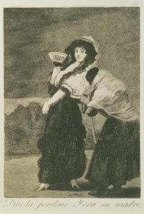 Moge God haar vergeven: het was haar moeder door Francisco de Goya